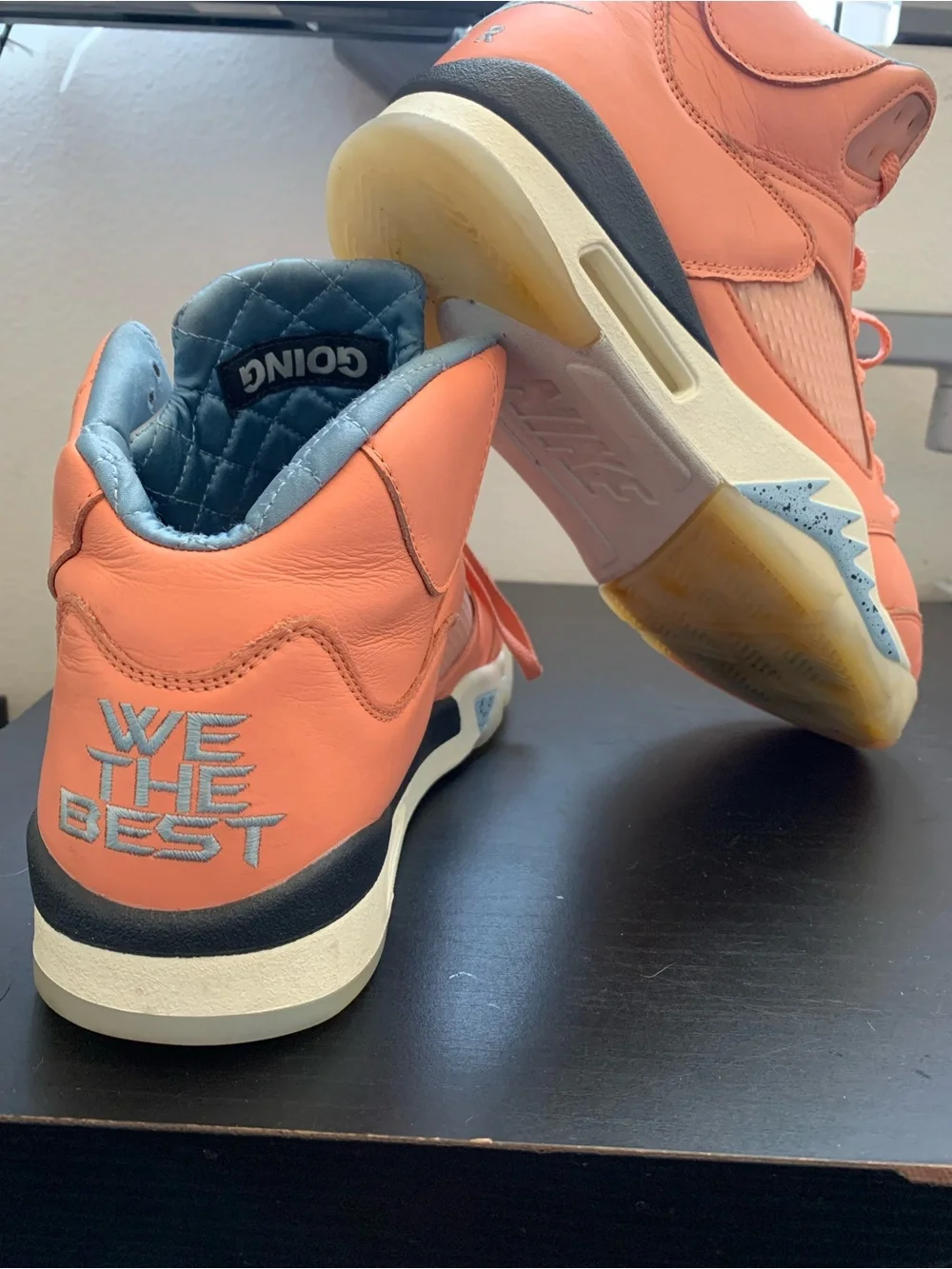Jordan Men’s Athletic Shoe Box — Pastel Pink & Mint Graphics